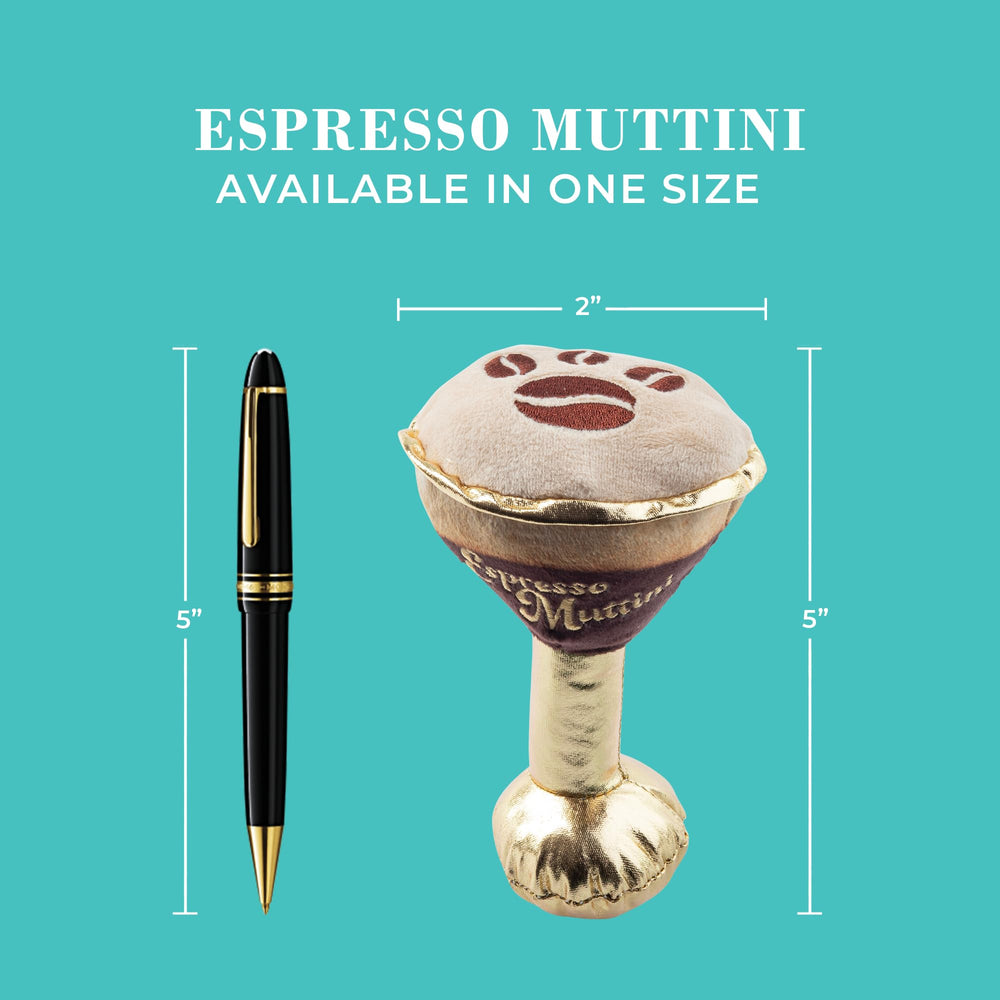 Espresso Muttini embroidery-detail adds chic look during playtime
