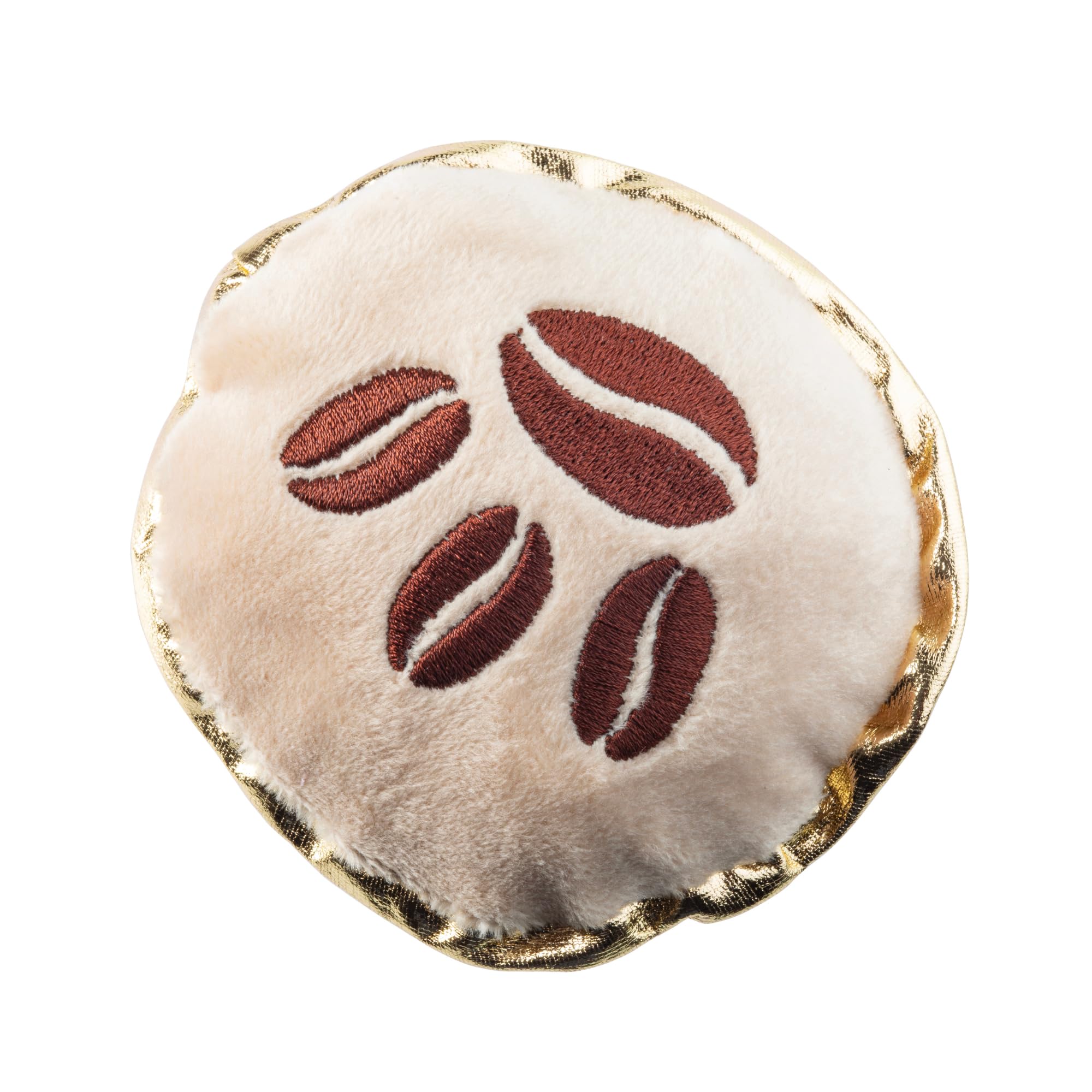 Espresso Muttini mocha-cream design enhances eye-catching fetch play