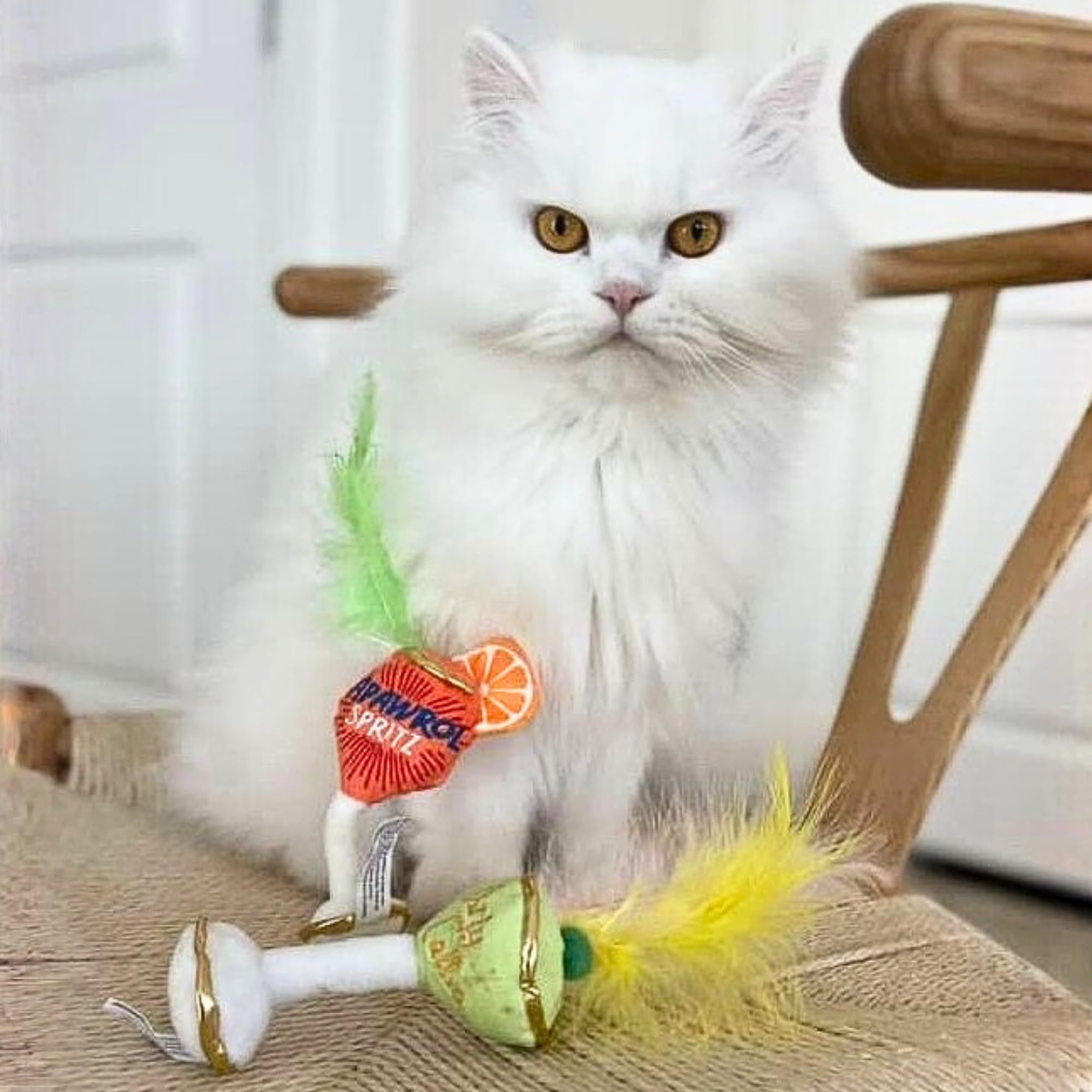 Haute Diggity Kitty crackle-sound toy adds engaging sensory play for kittens.