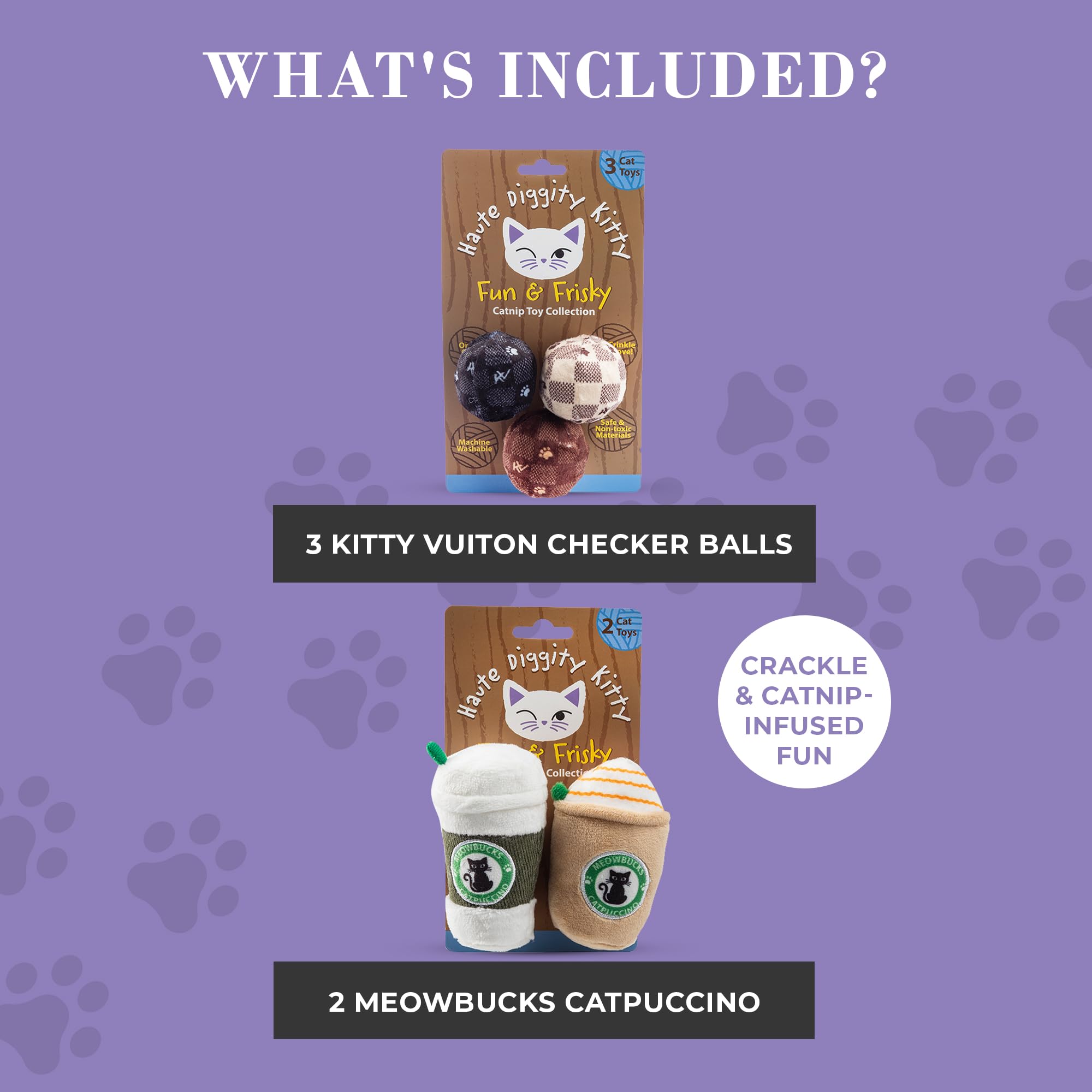 Haute Diggity Kitty Meowbucks Catpuccino Cup side view promotes interactive playtime rituals.