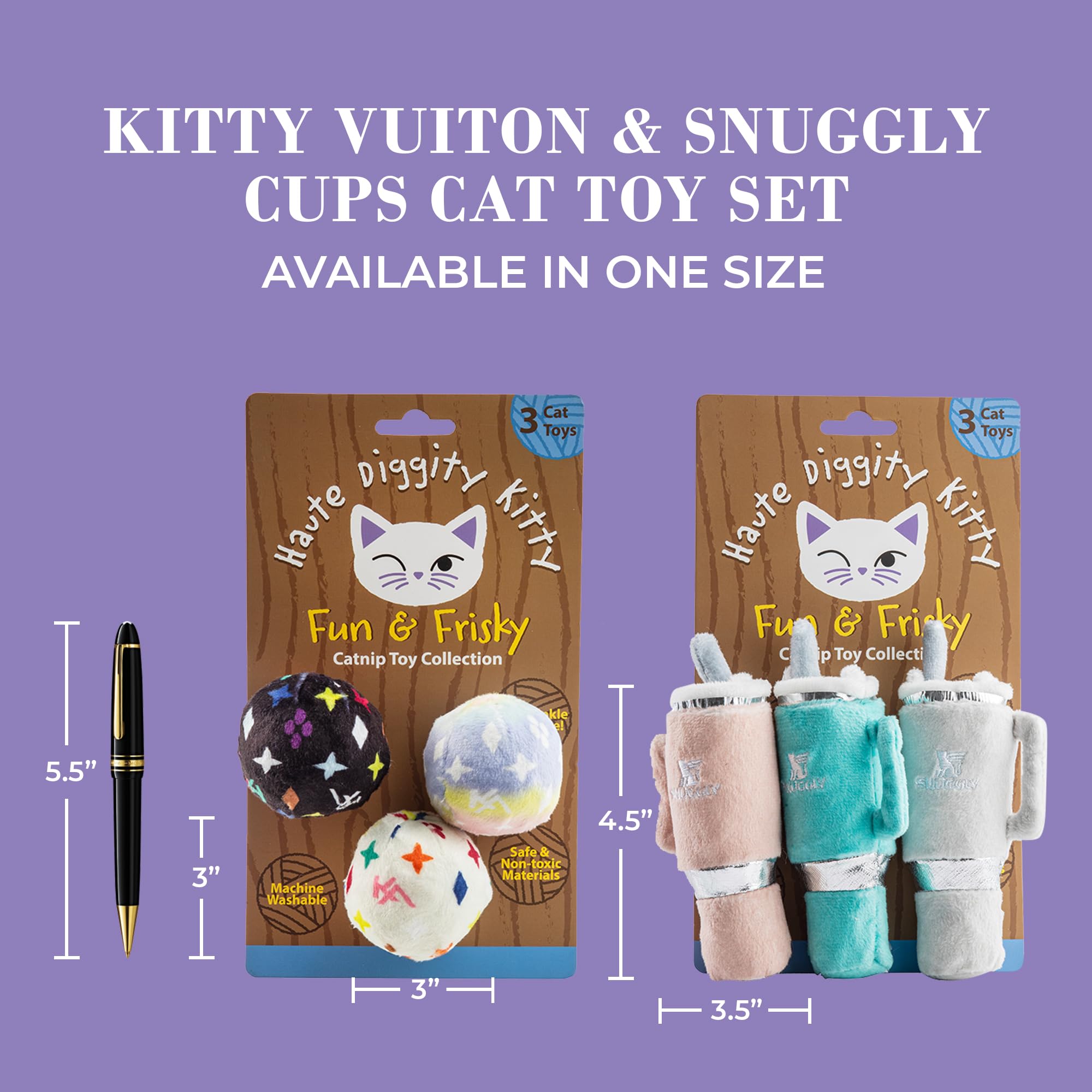 Haute Diggity Kitty Snuggly Cups Teal showcase playful, interactive toys for curious cats.