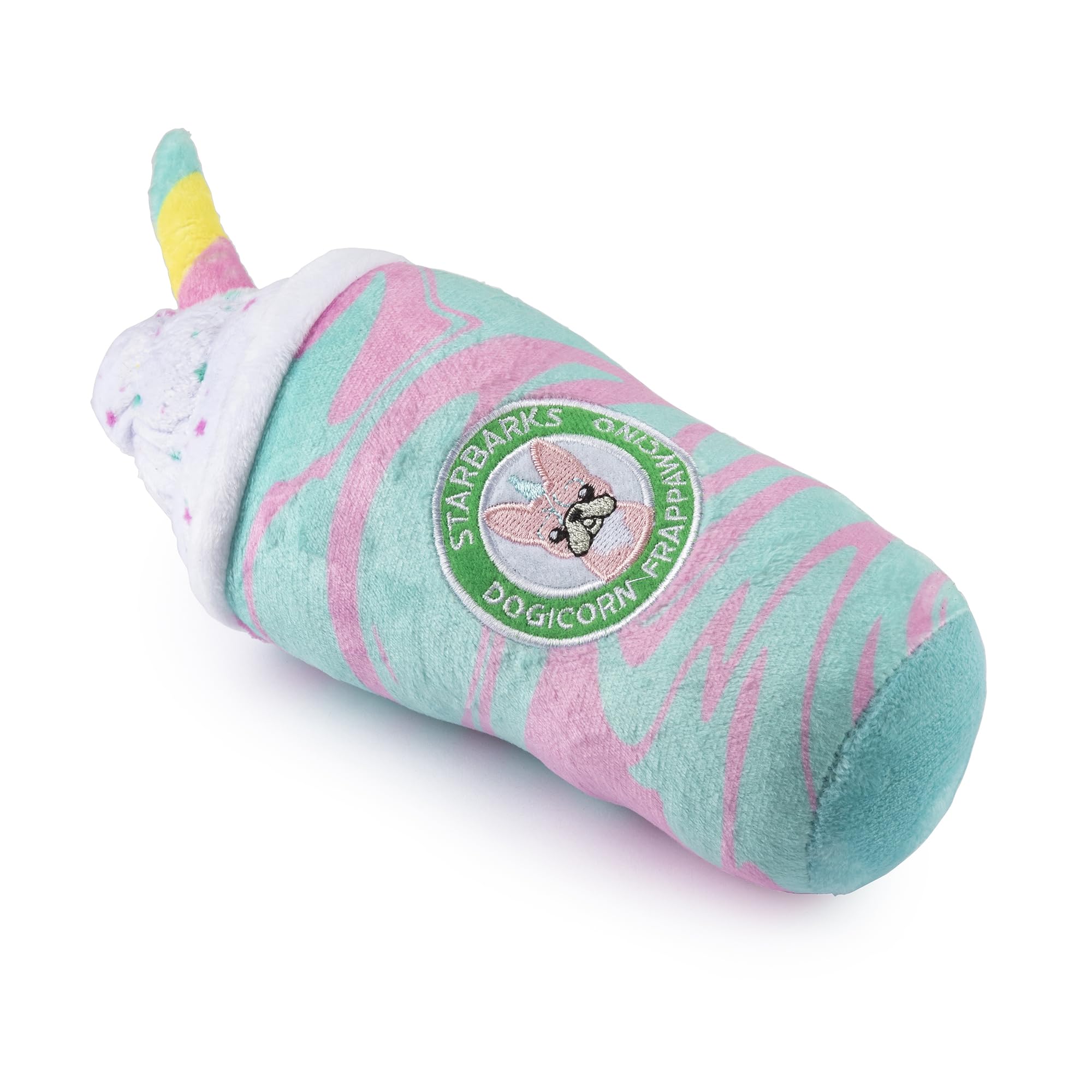 Haute Diggity Dog Starbarks Dogicorn Frapawccino embroidery detail for stylish play