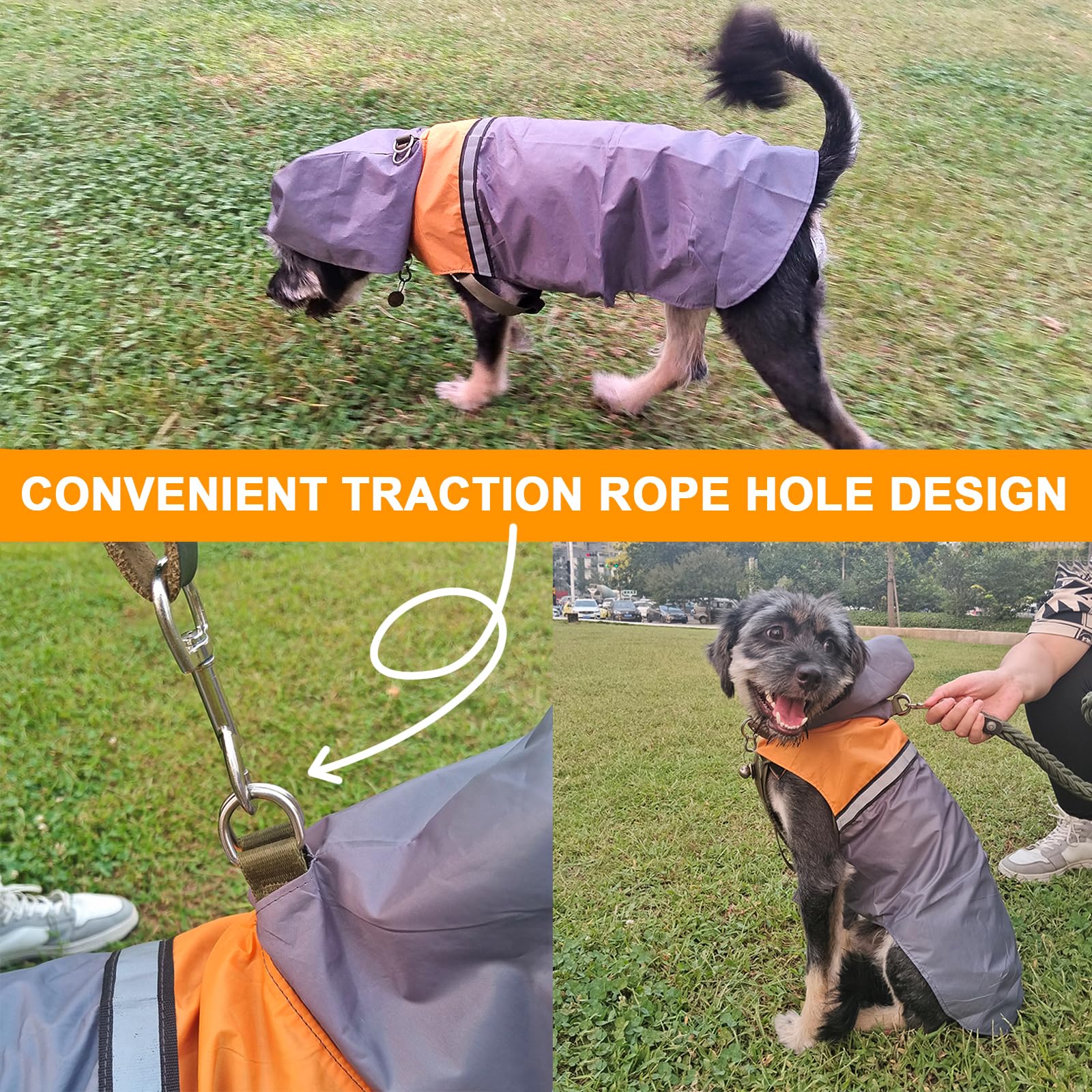 Havenfly lightweight raincoat folded compactly for easy packing.
