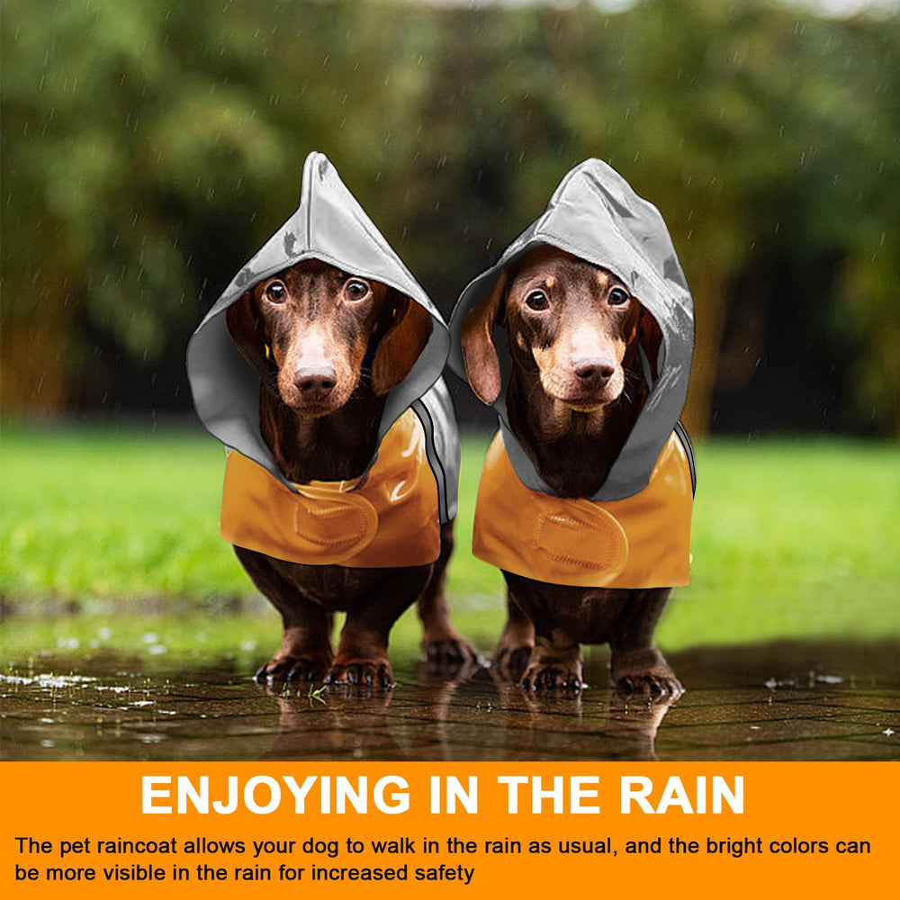 Havenfly raincoat size chart displays a broad range from S to XXL.