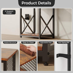 HavenlyYouth durable metal frame with X-support provides a stable setup.
