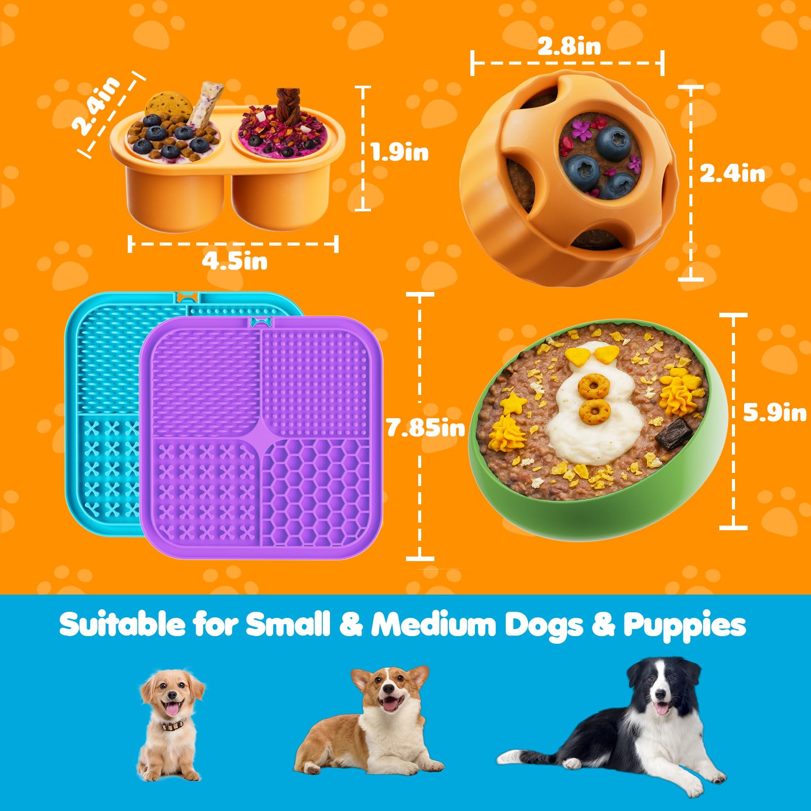 havit dog lick mats close-up for spreadable treats during mealtime variety