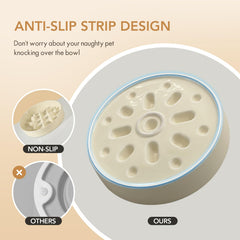 Havniva 7.3-inch beige bowl supports comfortable posture during meals