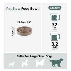 Havniva 9.5 inch puzzle dish promoting mindful eating during meals.