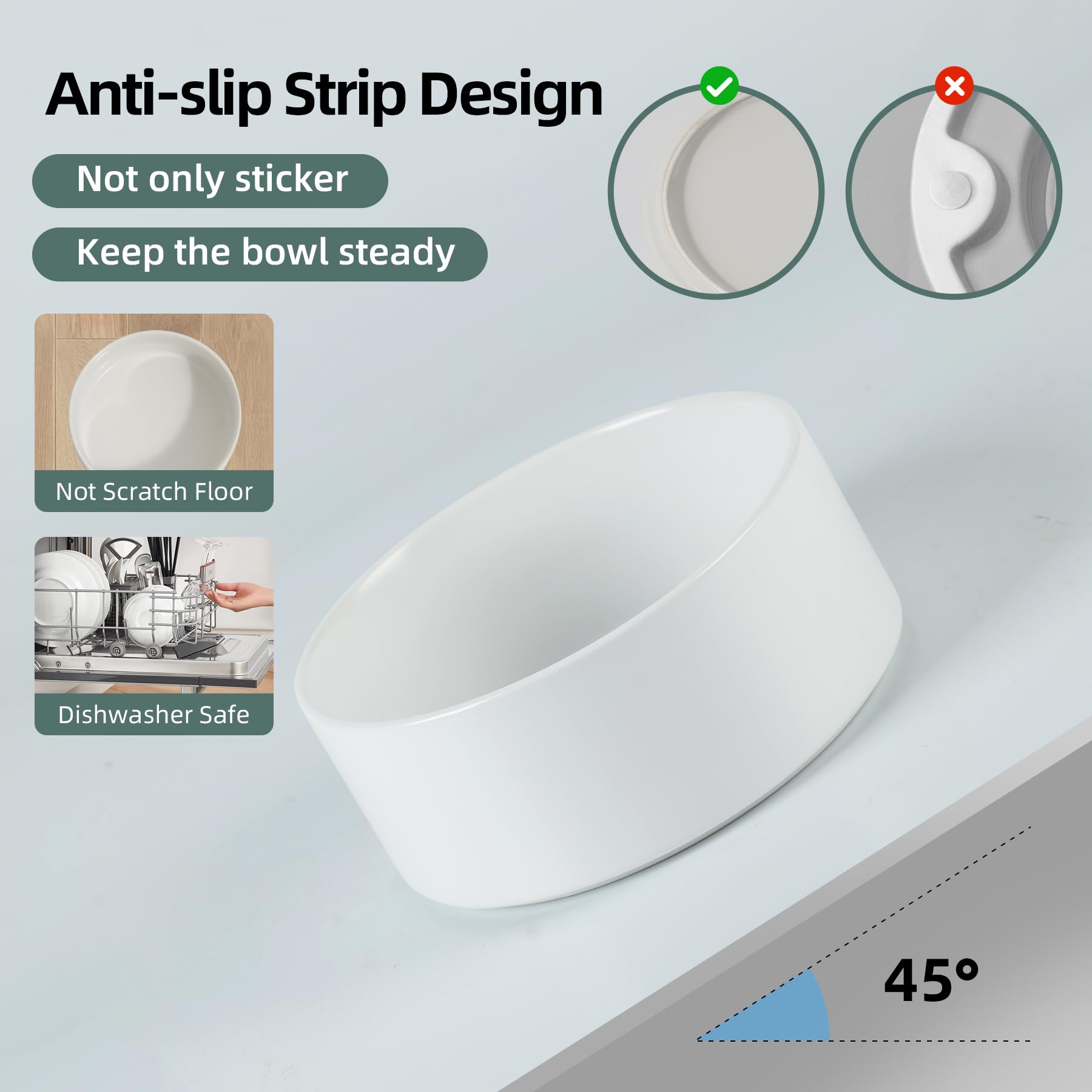 Havniva anti-slip base keeps bowls steady during meals