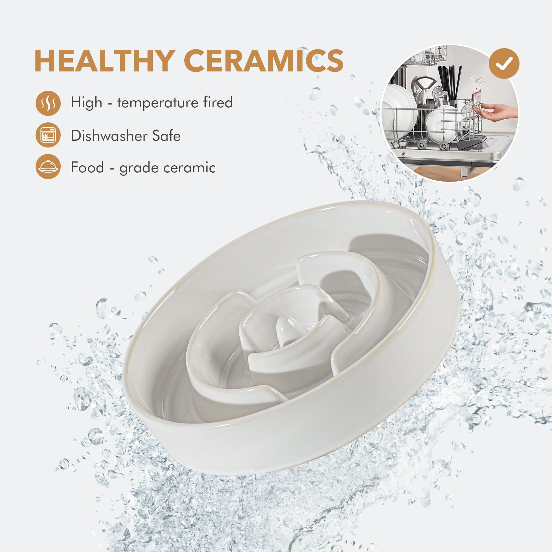 Havniva anti-slip base keeps bowls steady during meals.