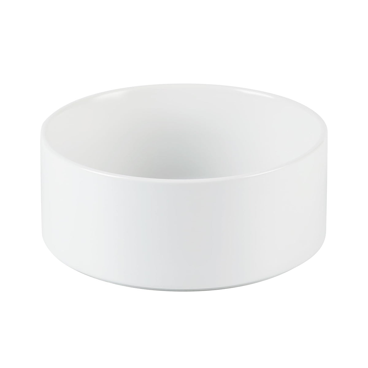 Havniva ceramic dog bowl 7.3-inch front view with easy-clean glaze for everyday meals.