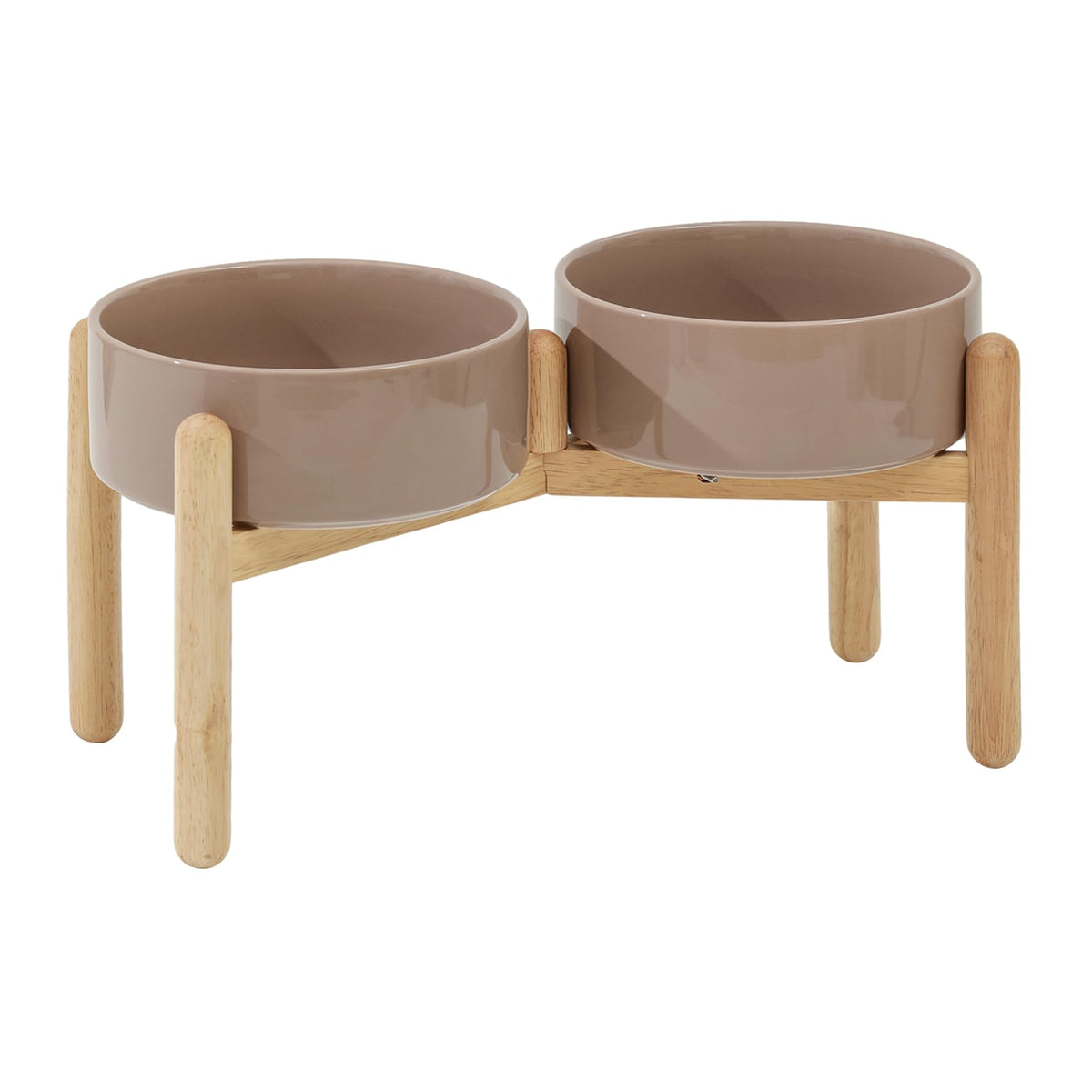 Havniva ceramic elevated dog bowl stand for easy access and large breeds