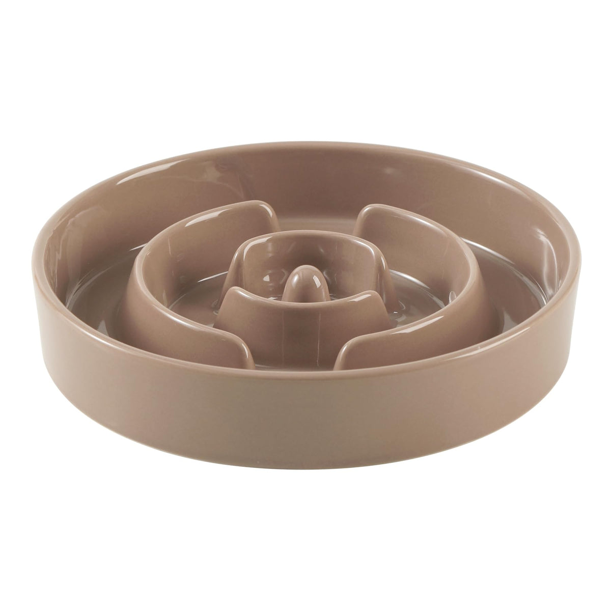 Havniva ceramic slow-feeder bowl for large dogs with anti-slip base.