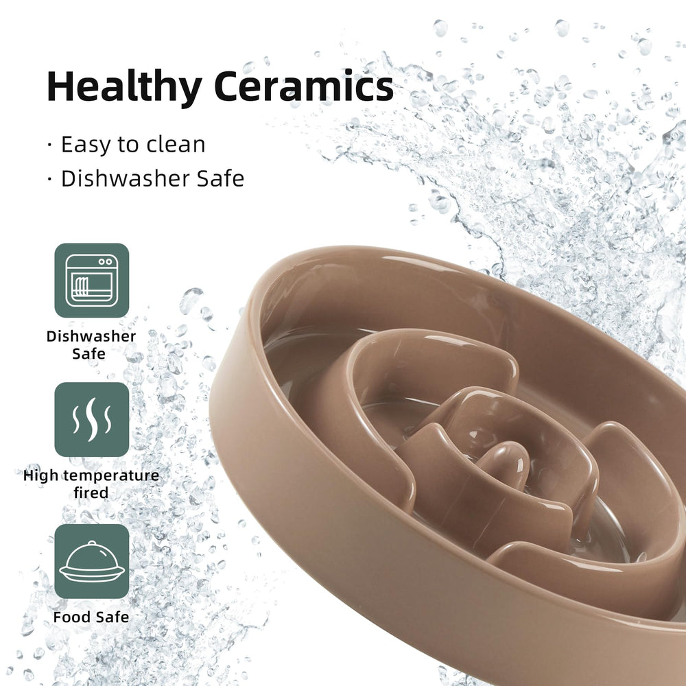 Havniva slow feeder dish during cleaning demonstrates easy washing
