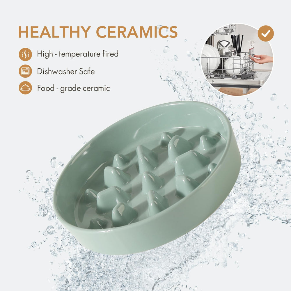Havniva dishwasher-safe ceramic bowl cleans up quickly after meals.