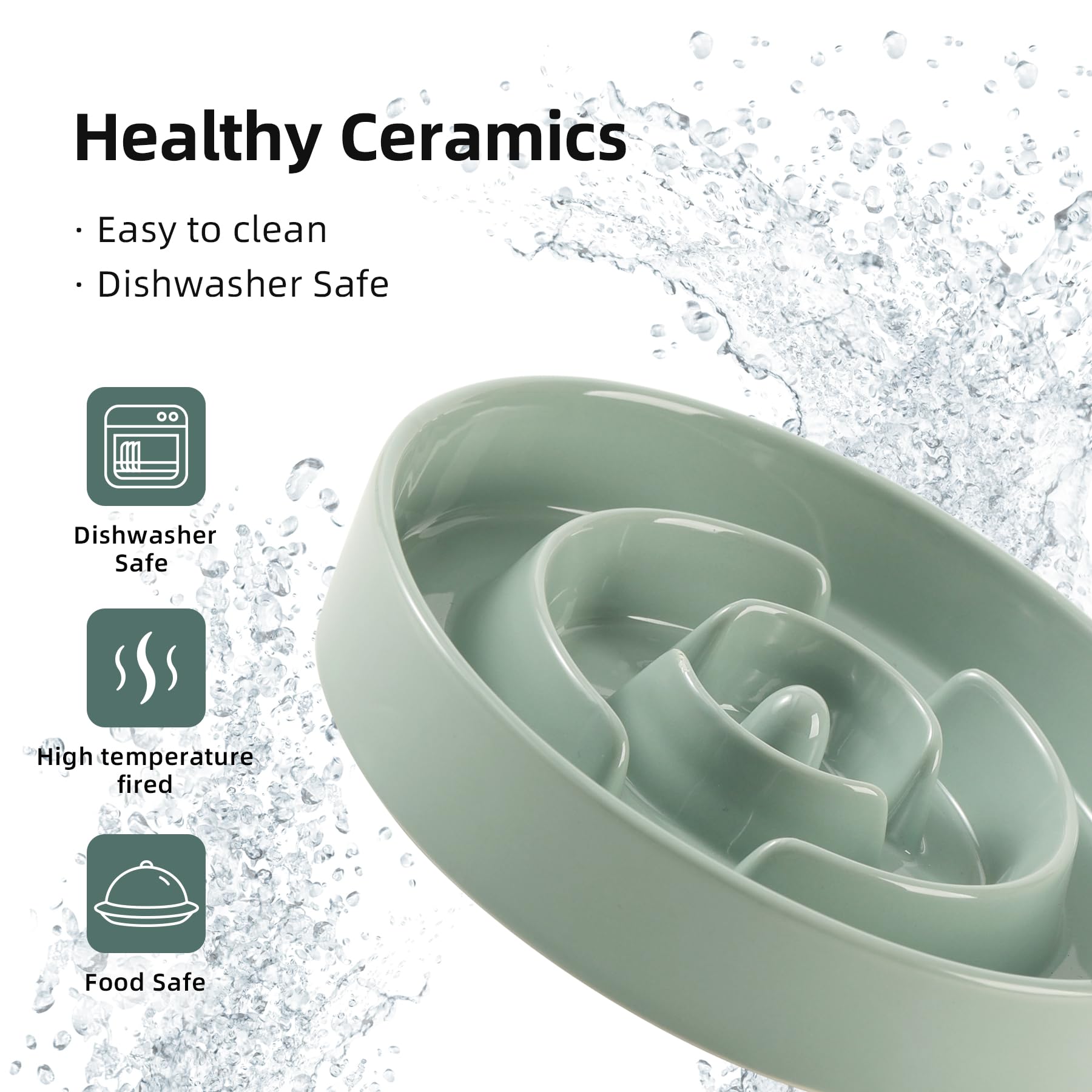 Havniva easy-to-clean ceramic design for everyday use.