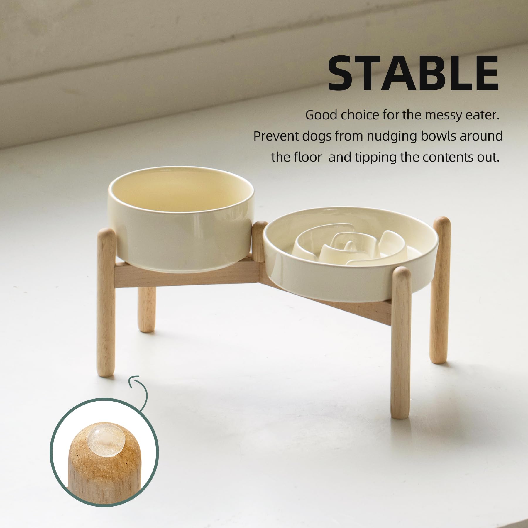 Havniva ceramic surface cleans easily; dishwasher-safe and faucet rinse-friendly.