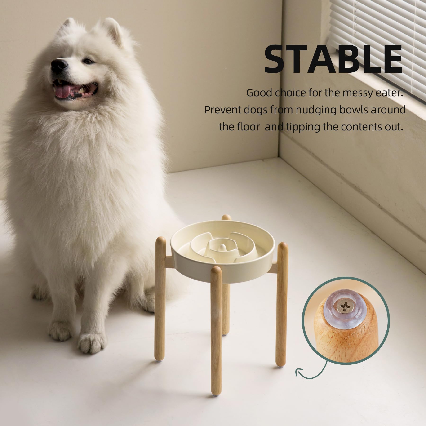 Havniva smooth ceramic surface is easy to clean after every meal.