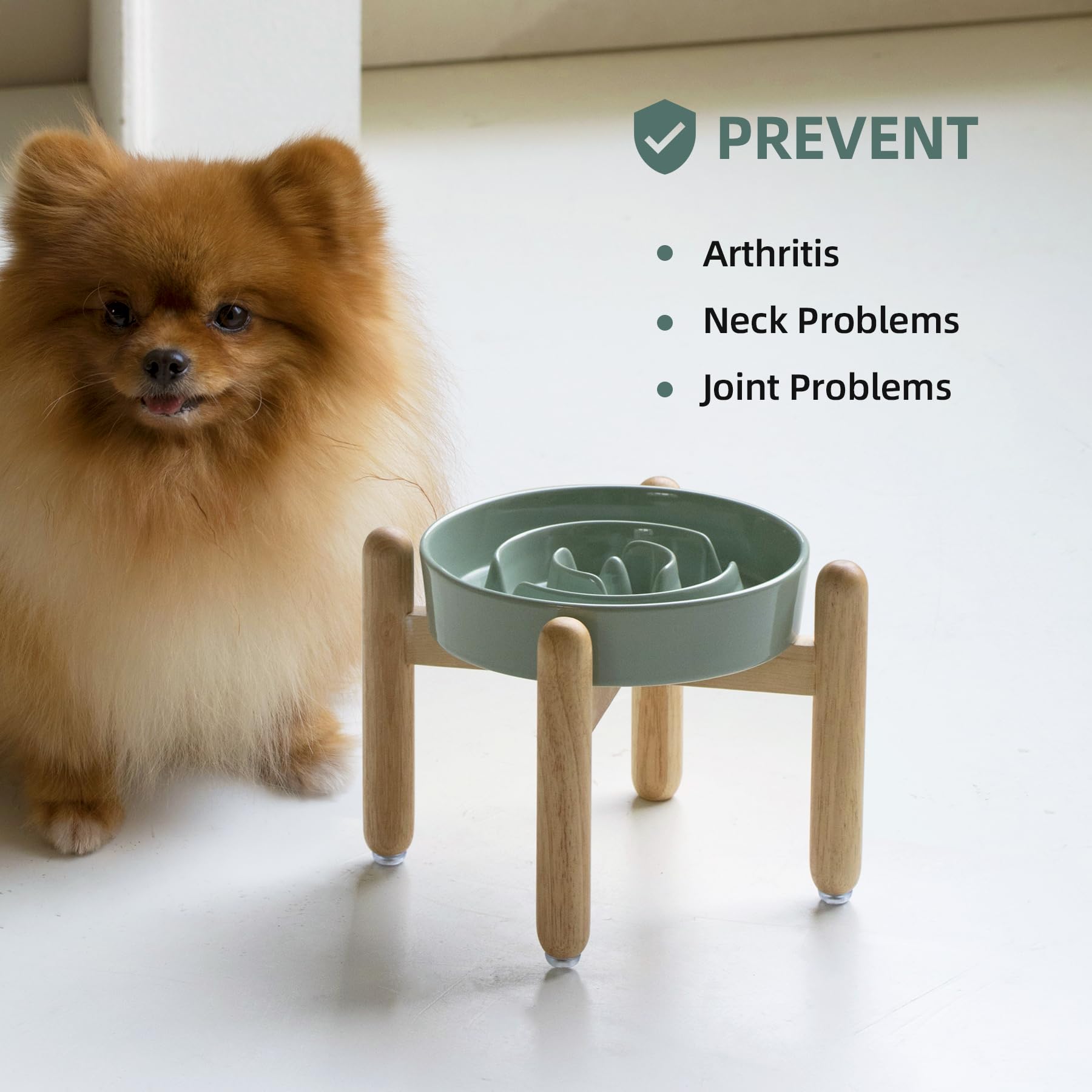 Havniva light green ceramic bowl uses lead-free materials for safe meals