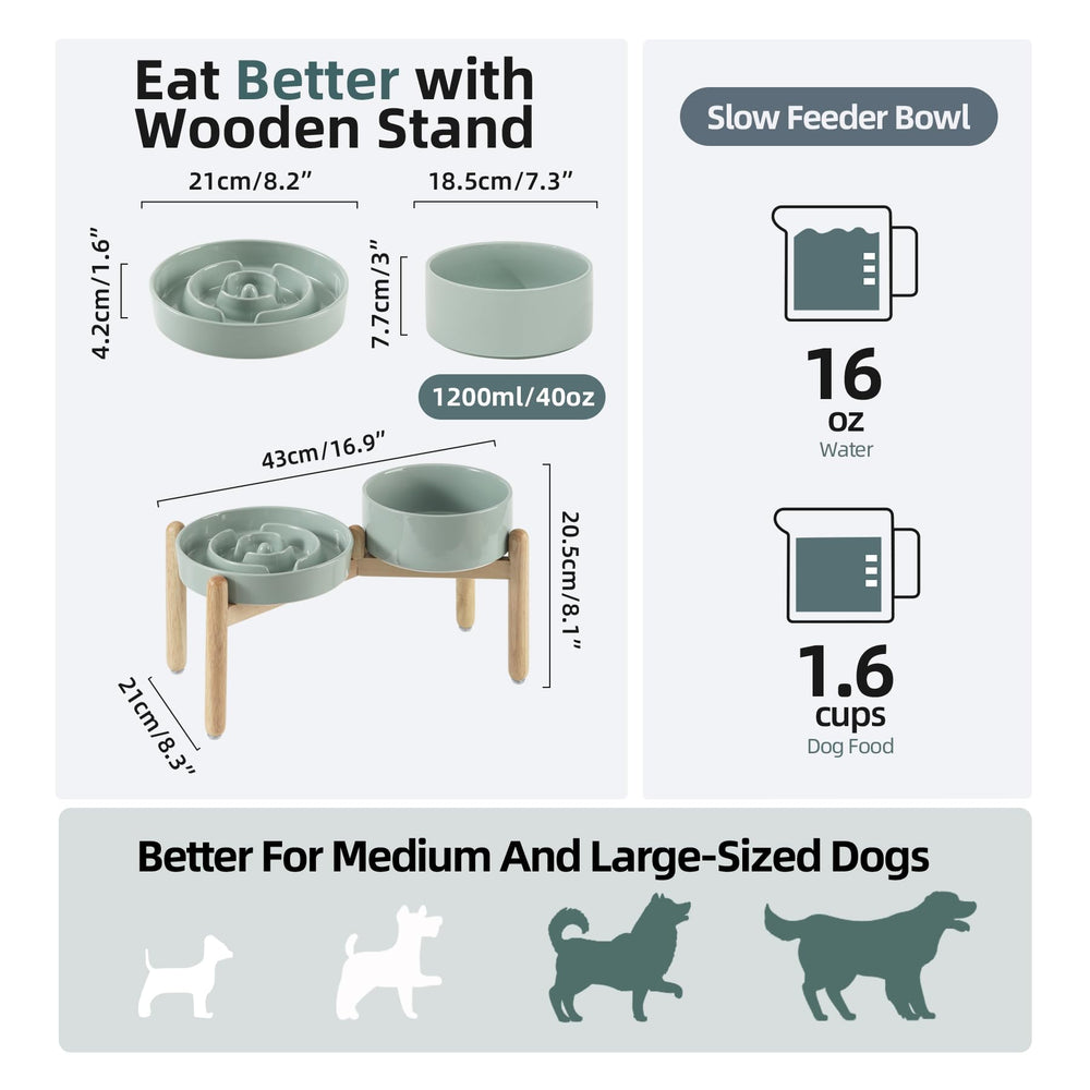 Havniva 8.2-inch slow dish supports paced eating for busy dogs.