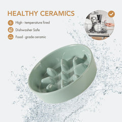 Havniva slow-feeder dish is 6.1-inch and encourages slower eating.