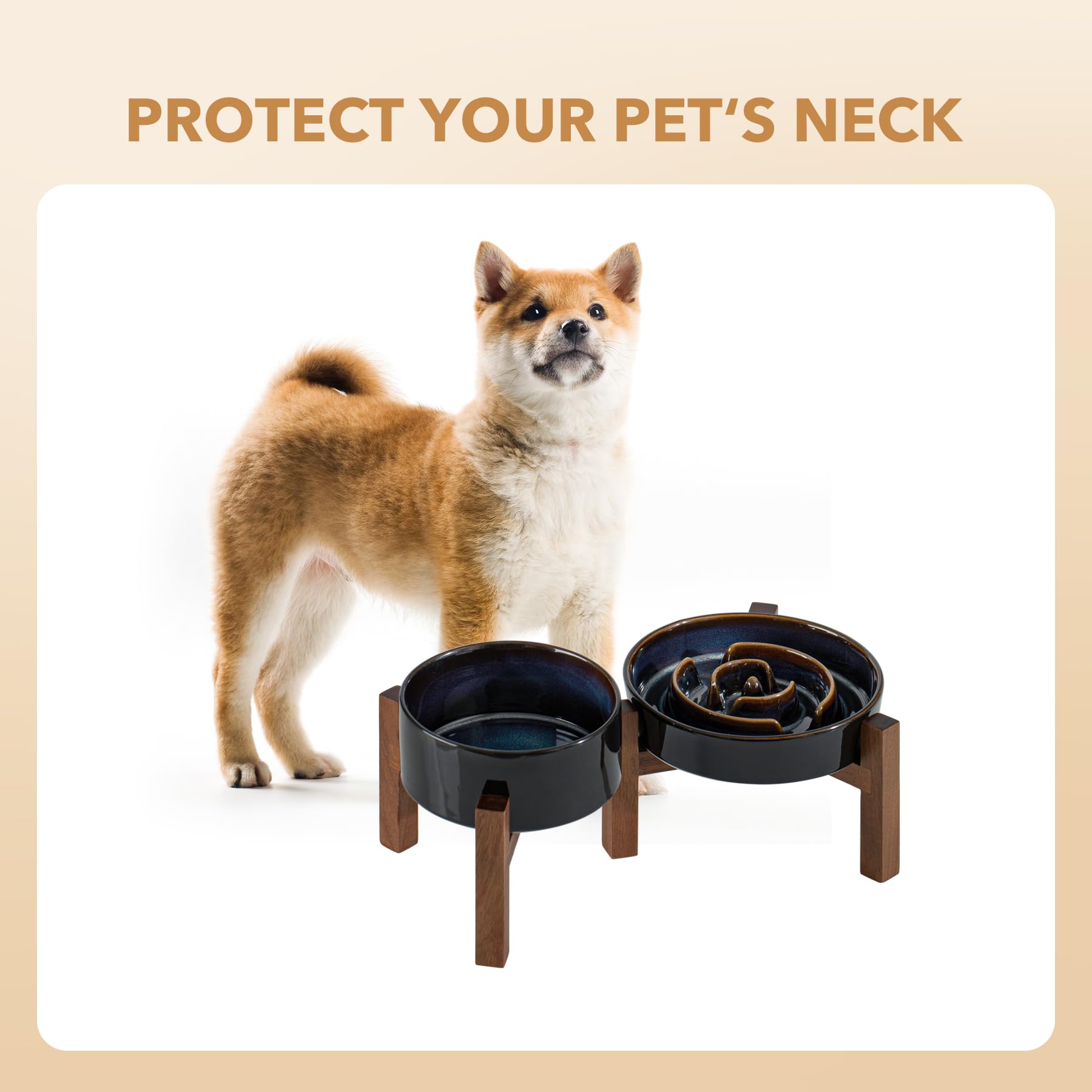 Havniva two-stands-in-set captures complete raised feeder with two stands
