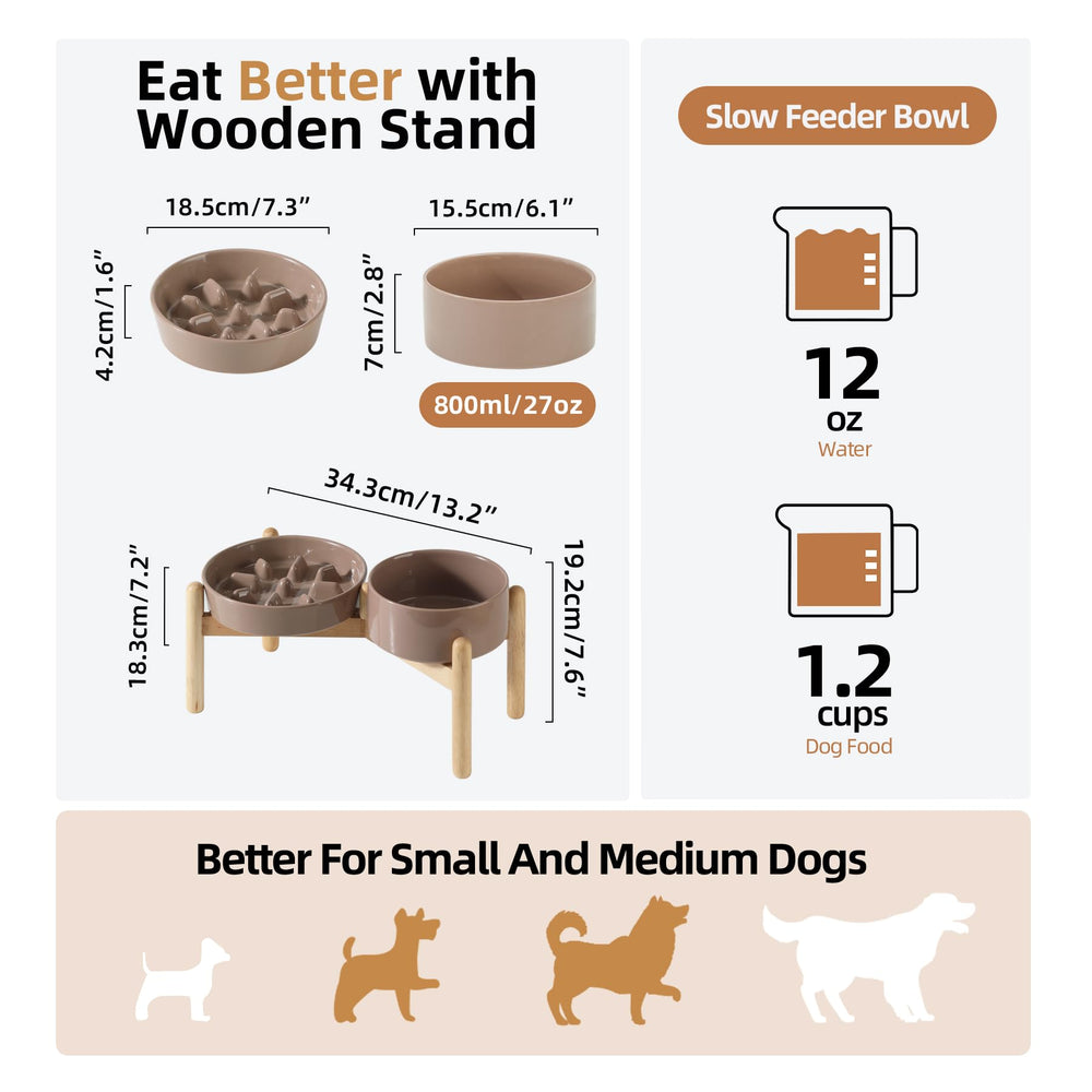Havniva wooden stand supports ergonomic posture during meals.
