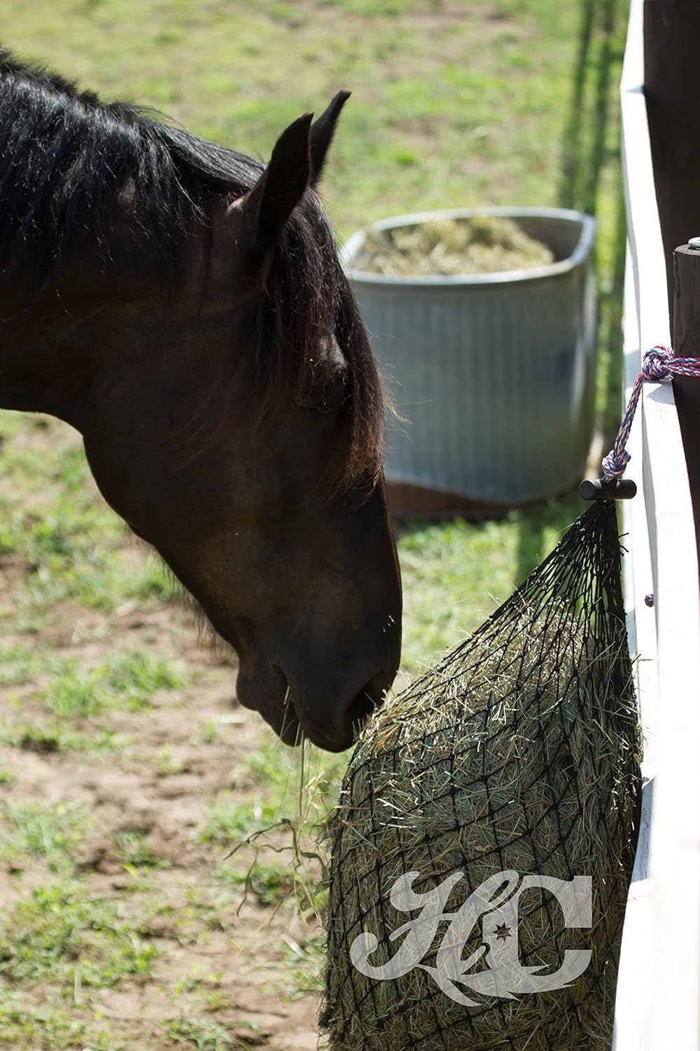Hay Chix halved bale capacity helps manage feeding portions