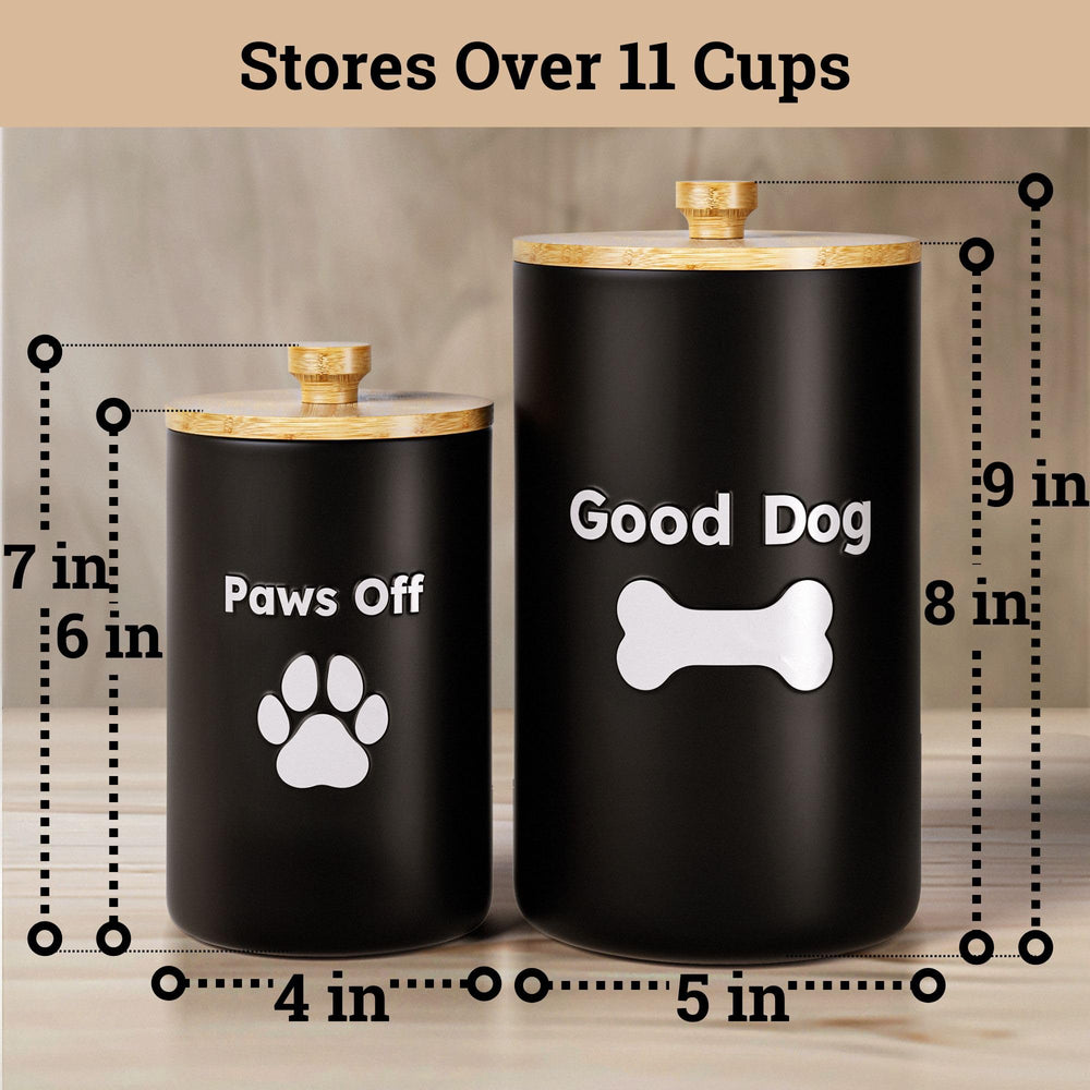 HB Design Co two-piece jar set stores up to 11 cups of treats.