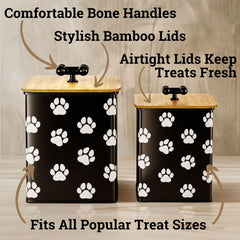 HB Design Co lid closeup highlights bamboo lids and rubber seal for freshness
