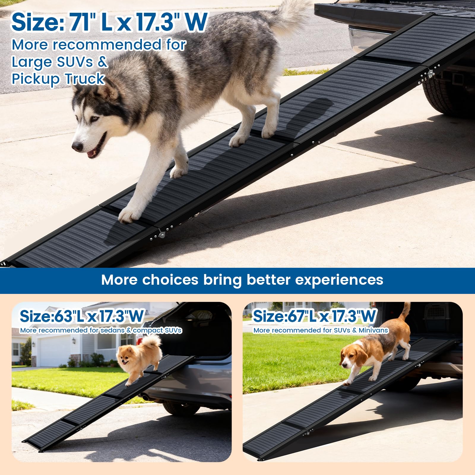 HBTower quad-folding design folded compactly for easy storage in a car trunk.