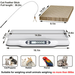 HBYCDSTF Digital Pet Scale tray assembly for easy setup