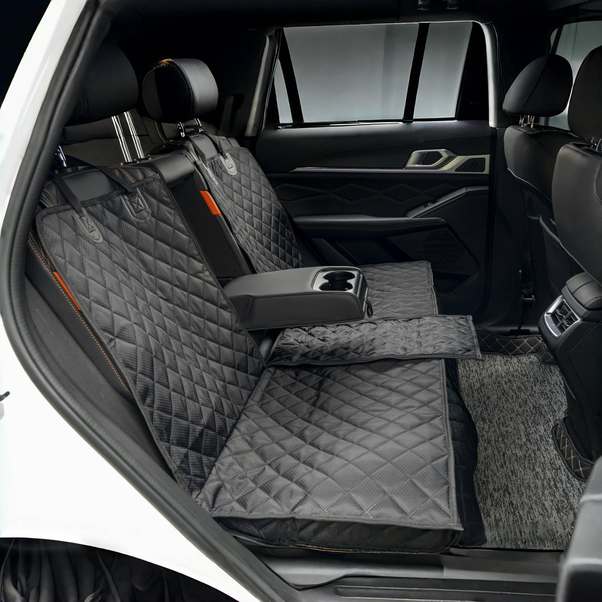 HCCW dog car seat cover back seat protects dry and clean with waterproof backing