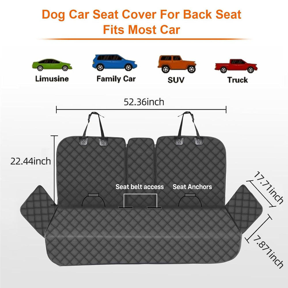 HCCW includes adjustable dog seat belt for safer back-seat journeys