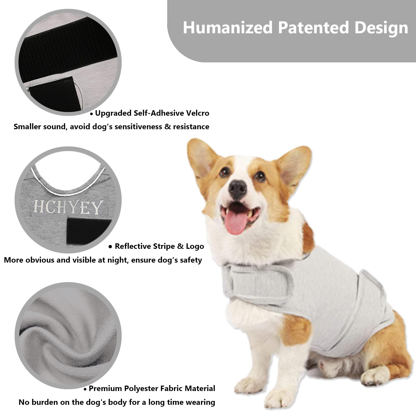 HCHYEY fabric close-up shows breathable material for daily wear