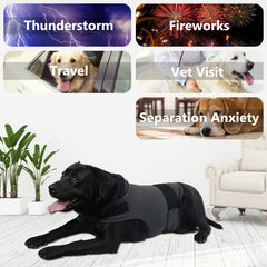 HCHHEY dog anxiety jacket showcases six colors for style and calm.
