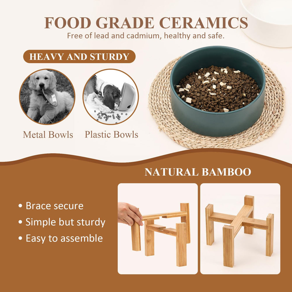 HCHLQLZ flat-faced-dogs ceramic bowl aids whisker-friendly meals.