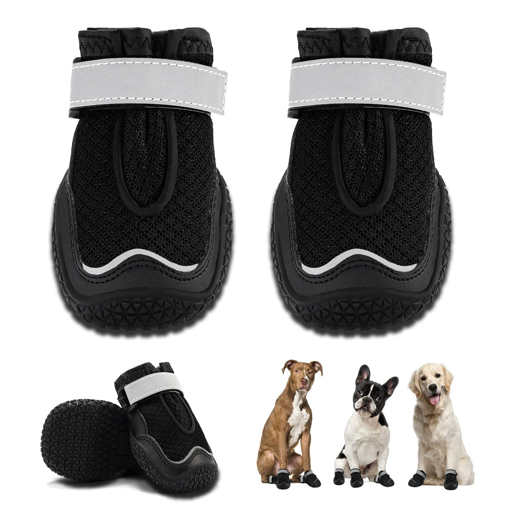 Hcpet dog boots size 5 with paw width chart helps ensure a proper fit