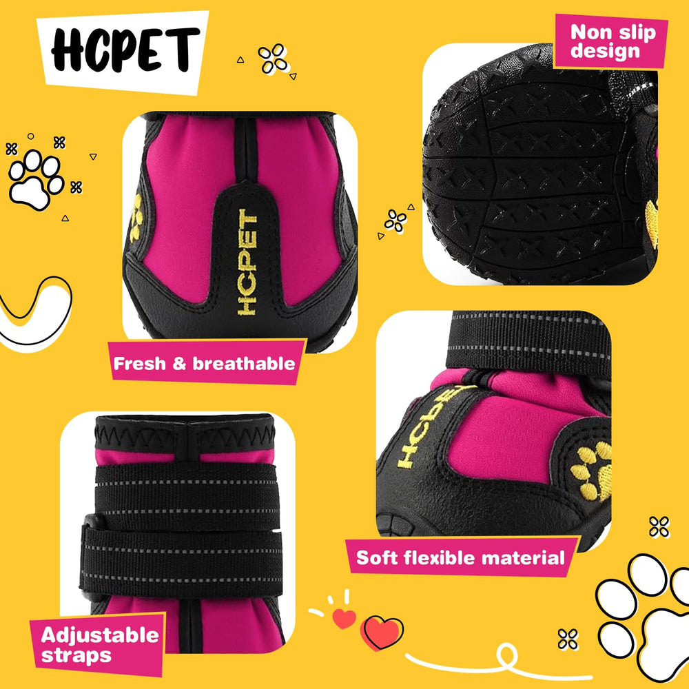 Hcpet pink size chart image guides fit for 52-68 lb dogs.