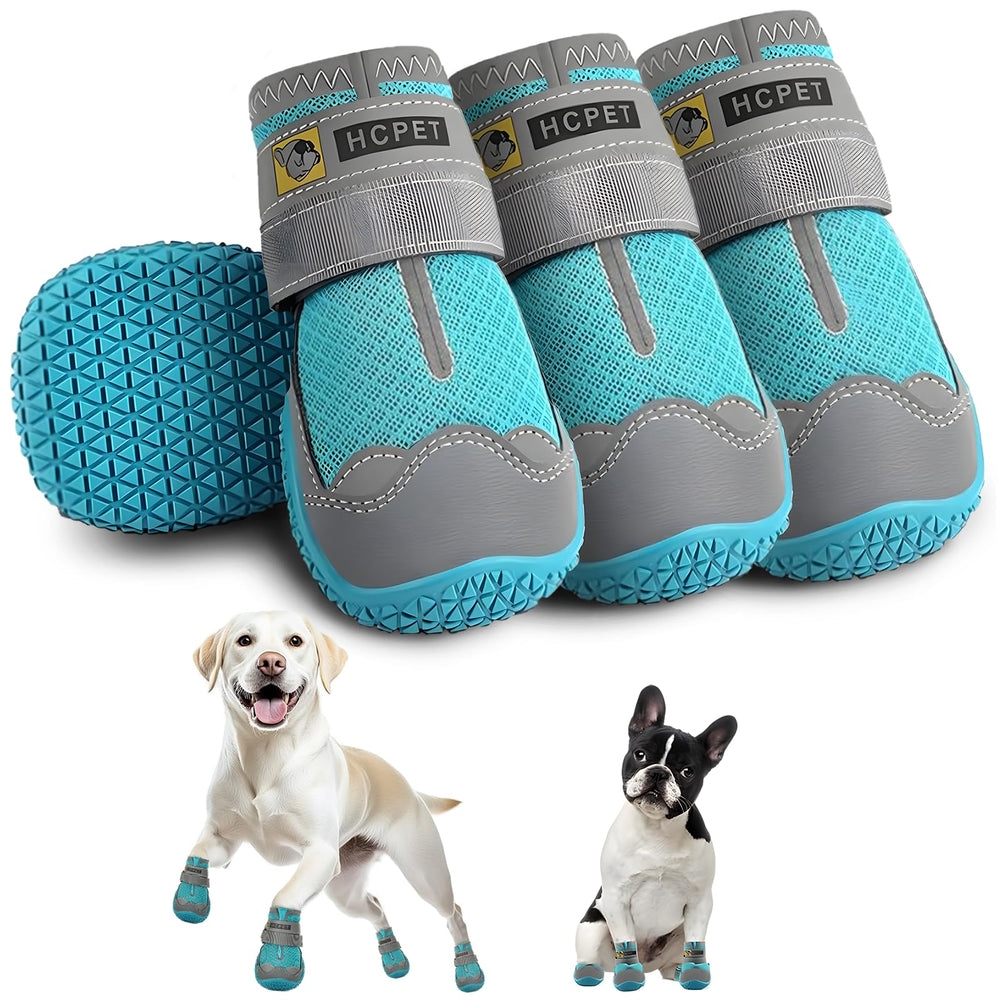 Hcpet dog shoes size 3 fit chart shows 1.77 inch width for medium dogs