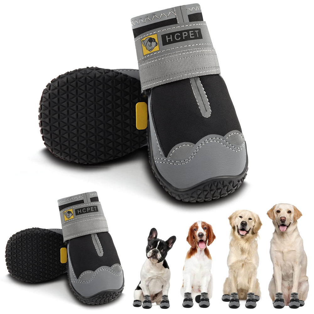 Hcpet dog shoes size 7 front view protects paws on hot pavement