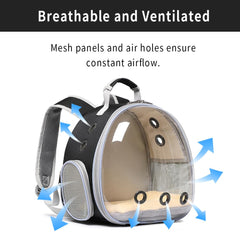 Hcupet Bunny Carrier top view emphasizing lightweight portability for outdoor vet visits.