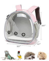 Hcupet transparent-panel opens easily for quick pet placement and retrieval.