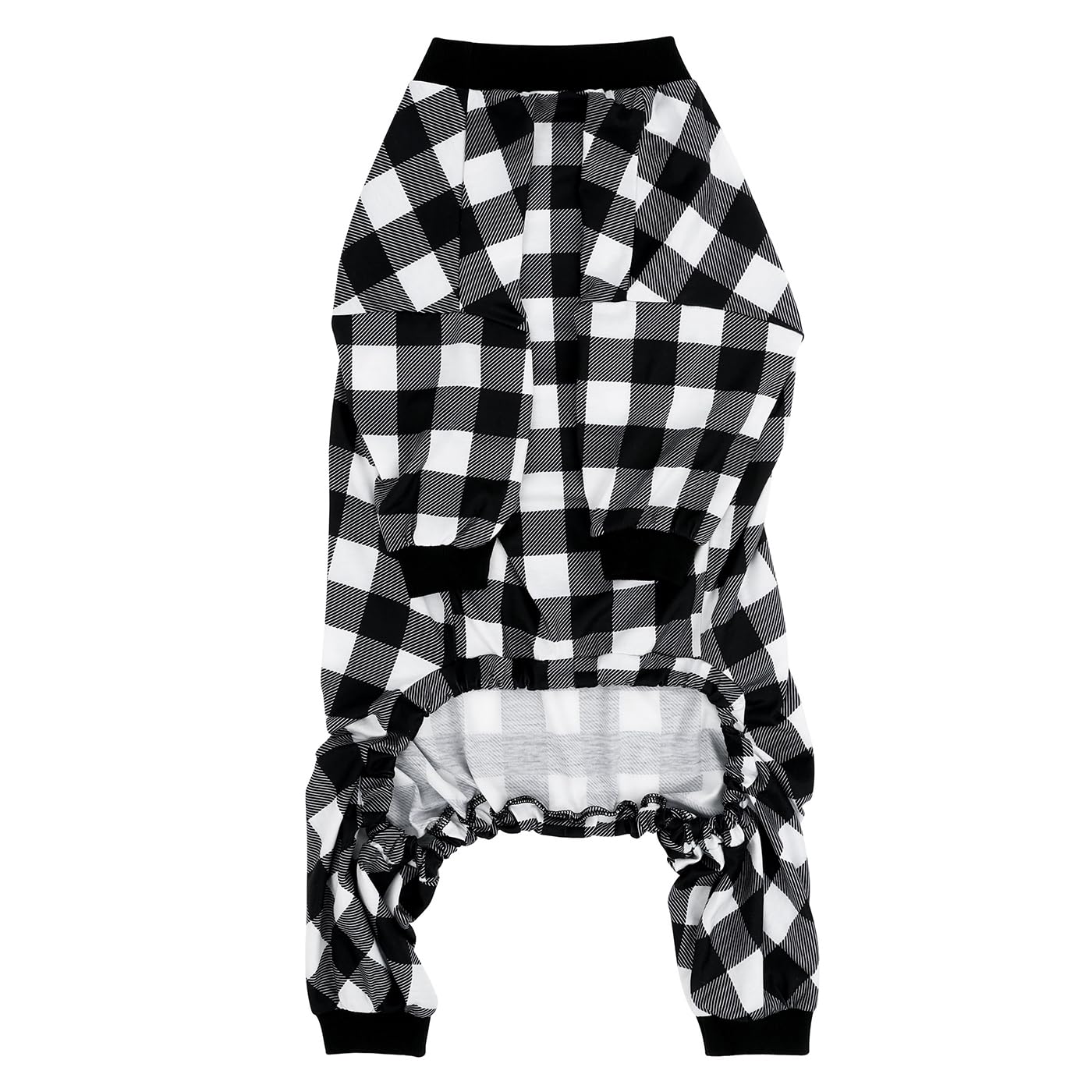 HDE dog pajamas buffalo plaid pattern adds cute, photogenic style for cozy home moments.