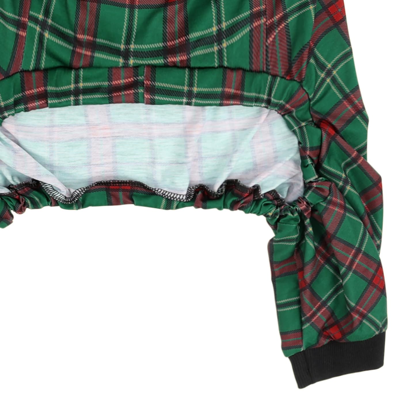 HDE dog pajamas holiday plaid fabric adds stylish coziness