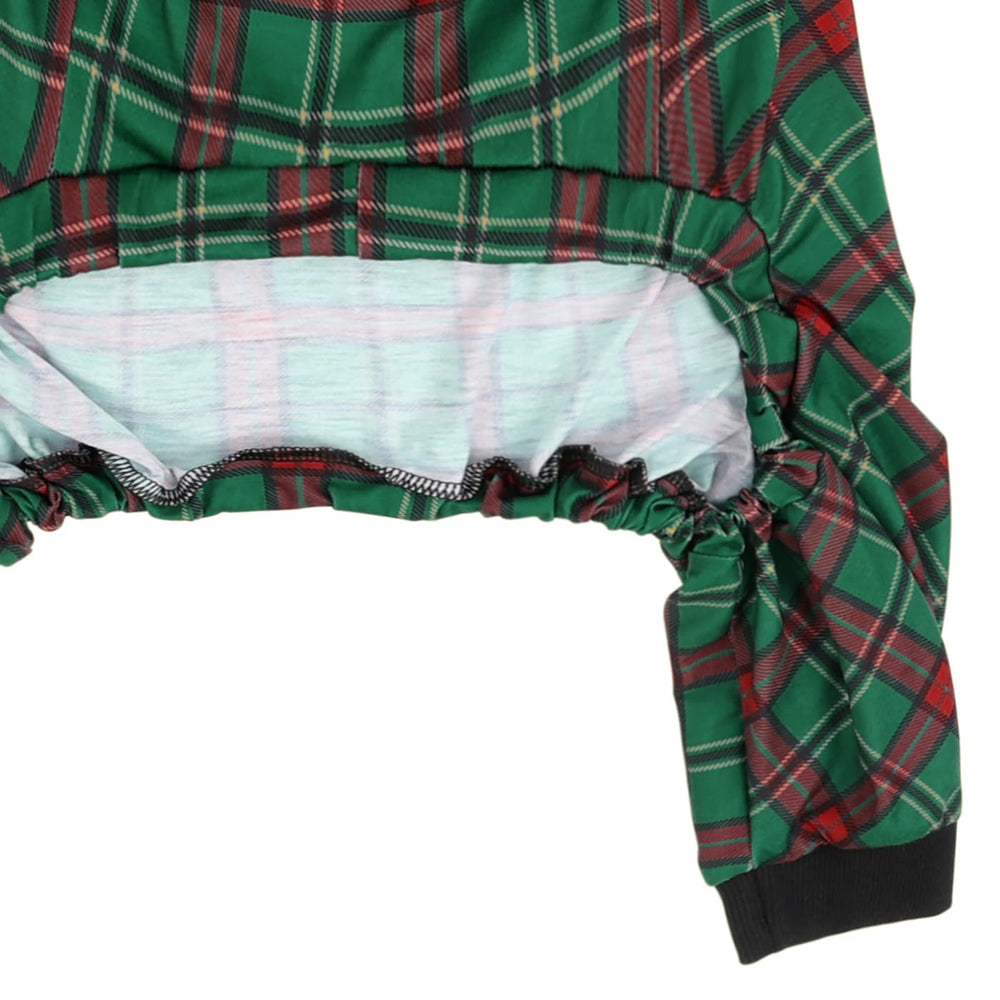 HDE dog pajamas holiday plaid fabric adds stylish coziness