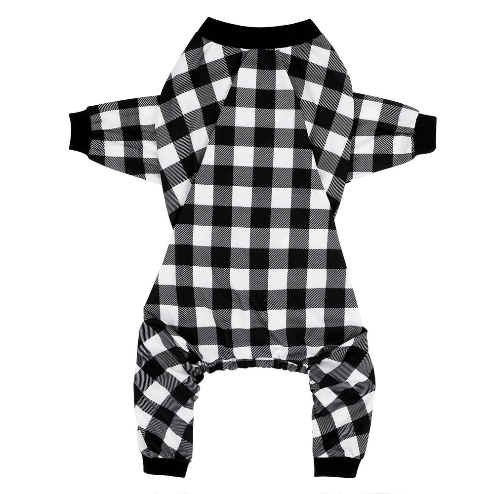 HDE dog pajamas measurement chart guides selecting the right length for many breeds.
