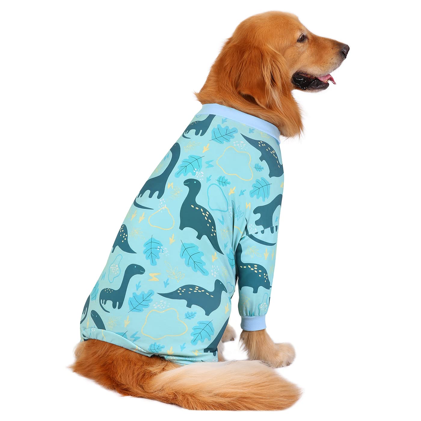 HDE Dog Pajamas pullover design makes dressing quick and comfortable