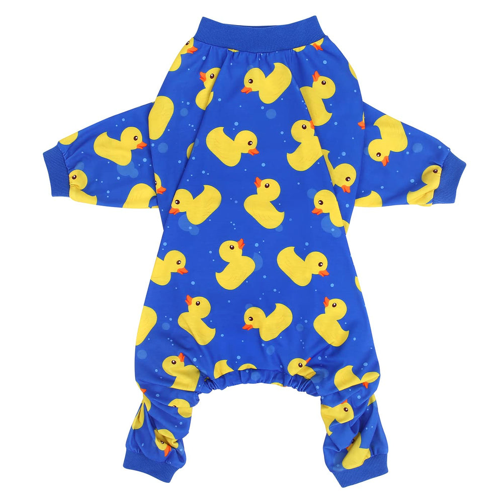 HDE dog pajamas size chart helps owners choose the right length
