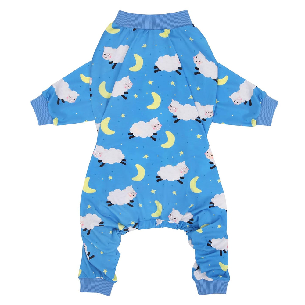 HDE Dog Pajamas size chart image to help pick the right length